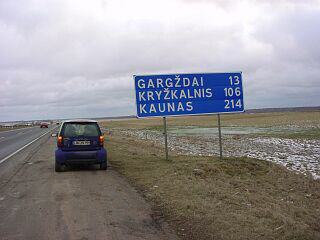 214 km vor Kaunas